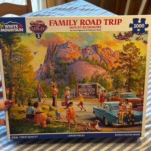 White Mountain Family Road Trip 1000 Piece Puzzle
